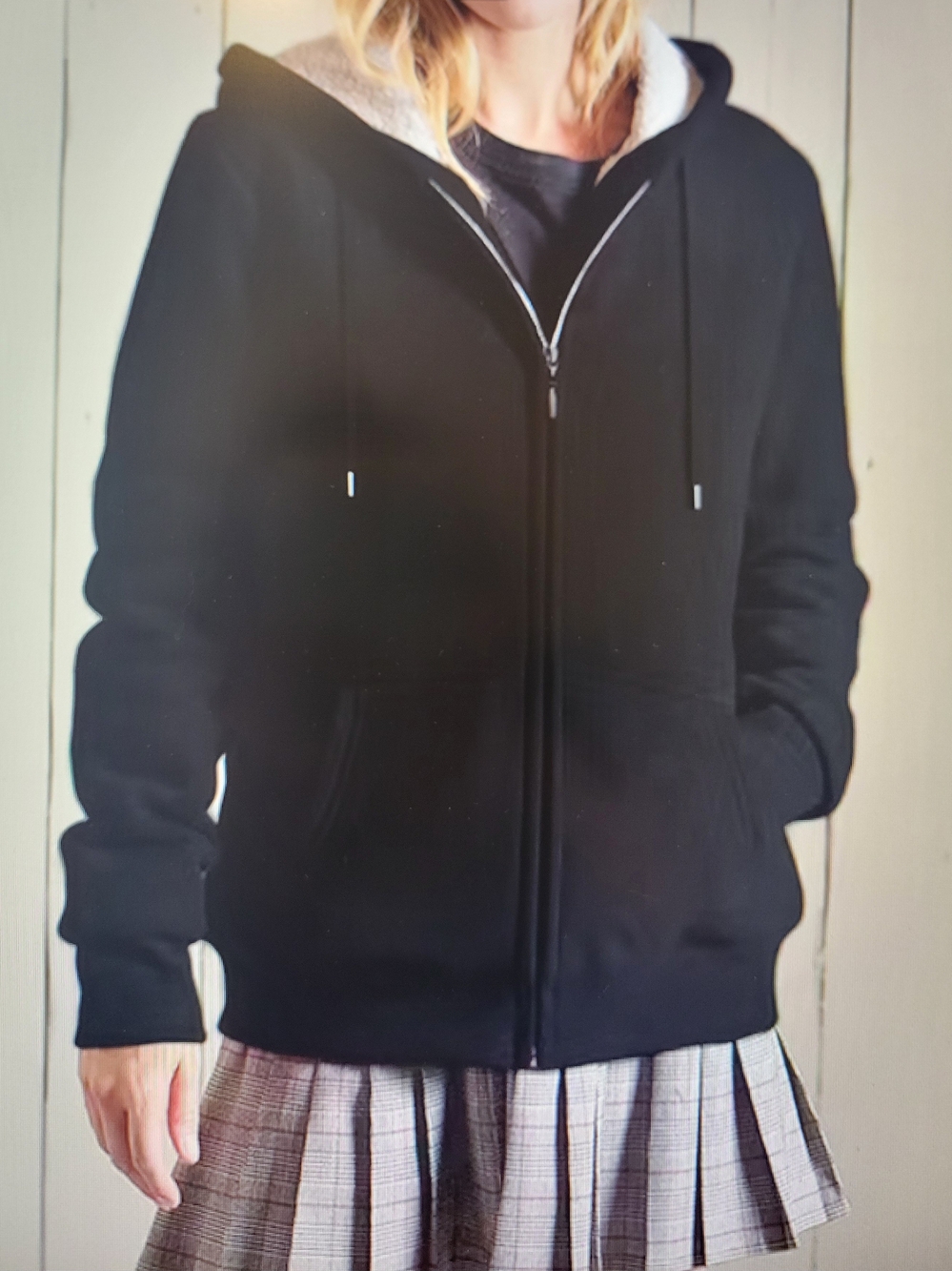 Women's Yeokou Black Sherpa-Lined Hooded Jacket XXL NWT
